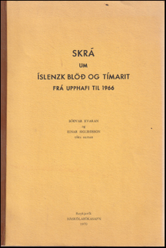 Skr um slenzk bl og tmarit # 86572