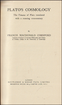 Plato's Cosmology # 87788