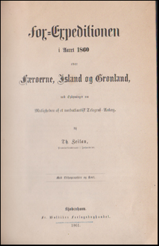 Fox-expeditionen i aaret 1860 over Frerne, Island og Grnland # 88035