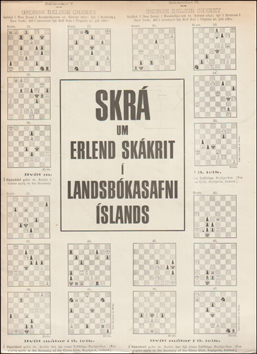 Skr um erlend skkrit  Landsbkasafni slands # 88437